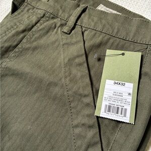 Goodfellow Utility Relaxed Fit Pant, Olive Green, 34x32